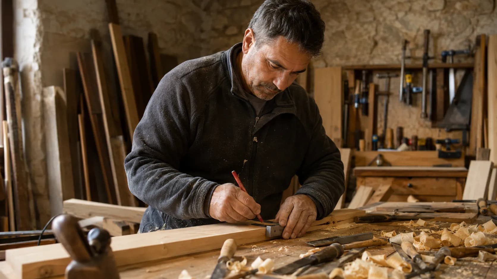 Quanto ganha um carpinteiro em Portugal?