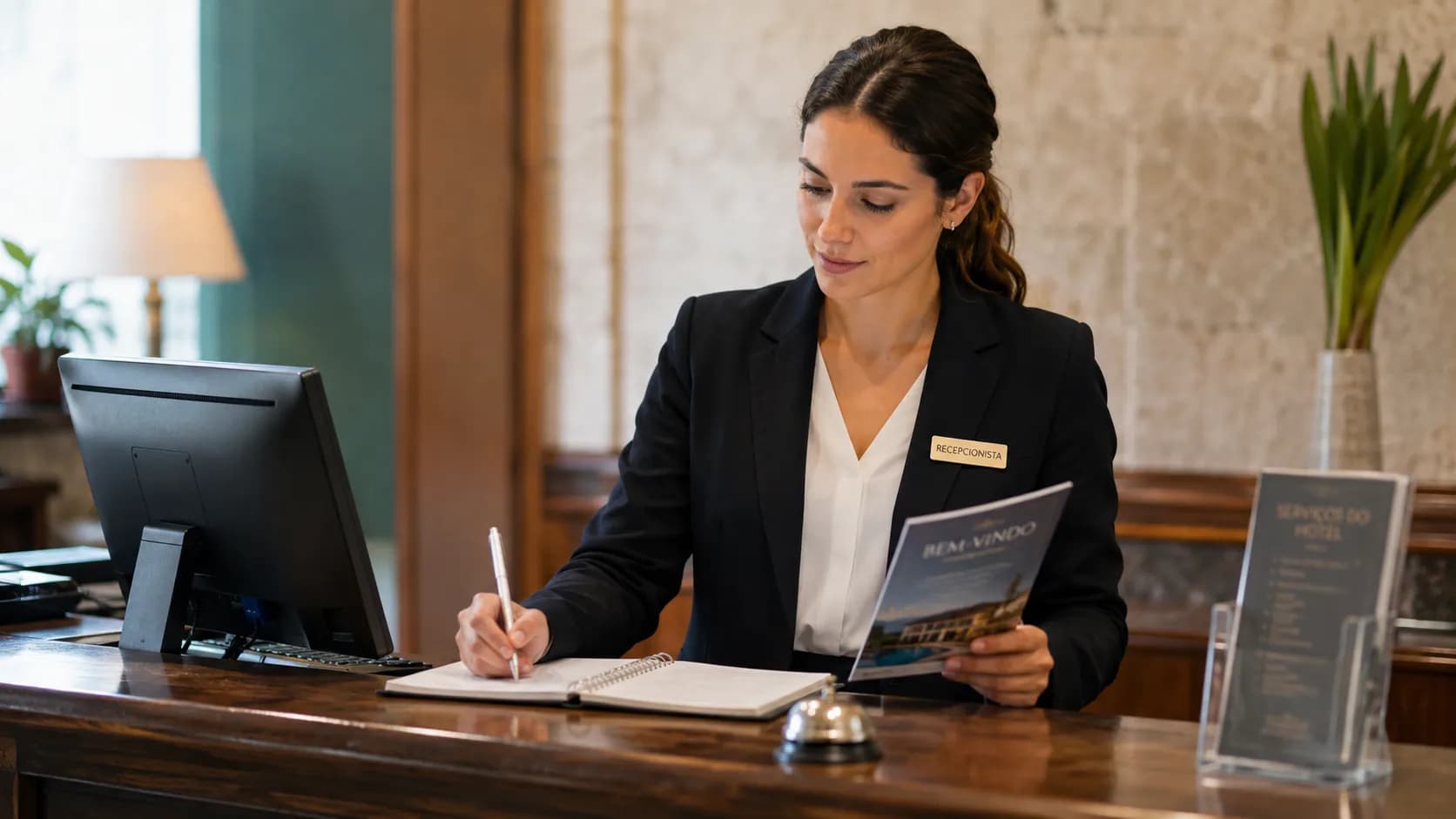 Que formação precisa um rececionista de hotel